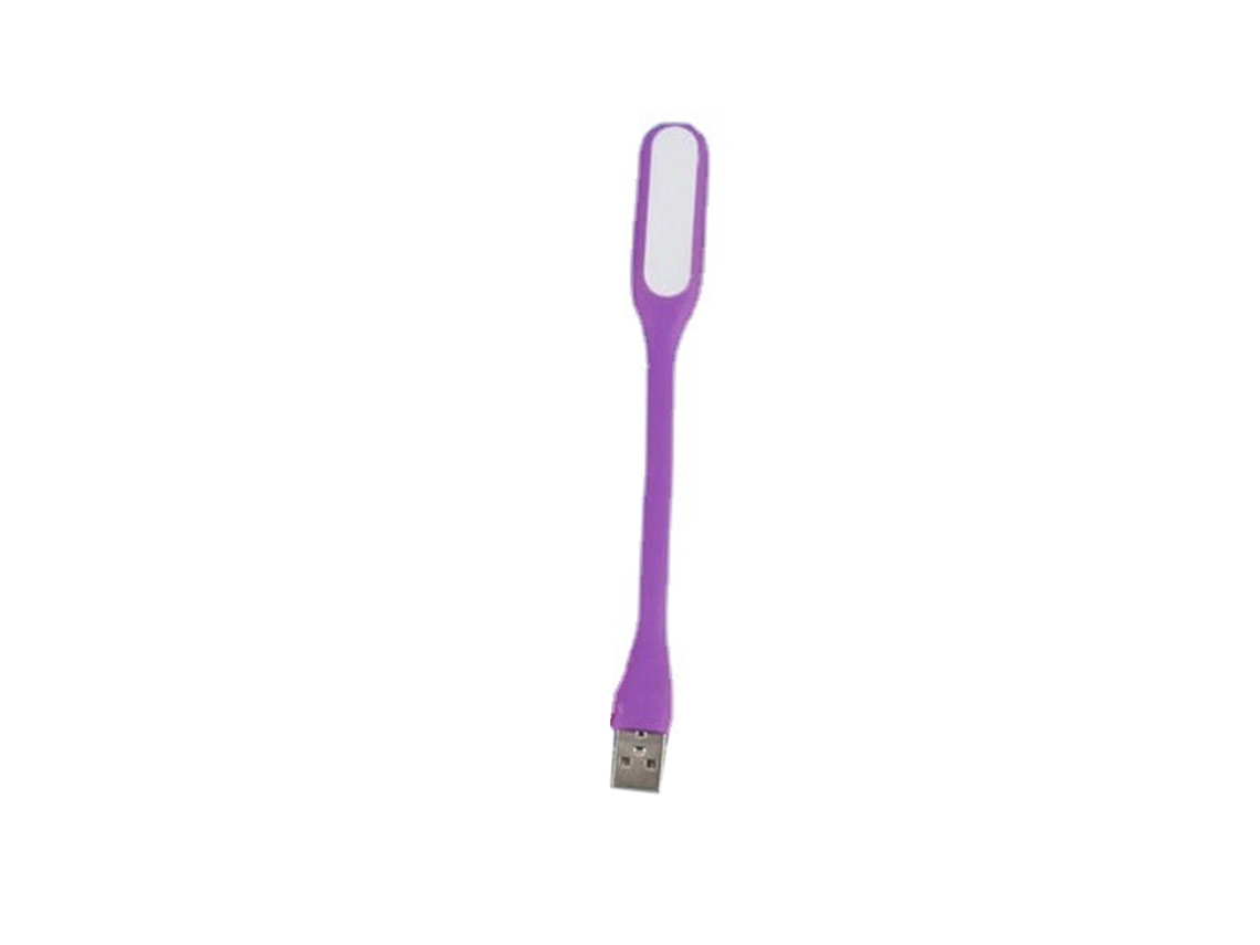 Mali lâmpada de Leitura Led Usb 5v Portátil Ajustável Mini Luz Noturna para Power Bank Laptop Roxa