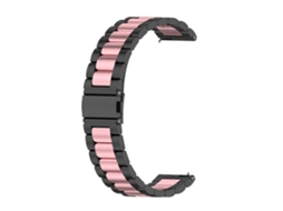 Pulseira De Aço Com Três Contas Para Relógio Huawei Gt 3 Pro De 46 Mm