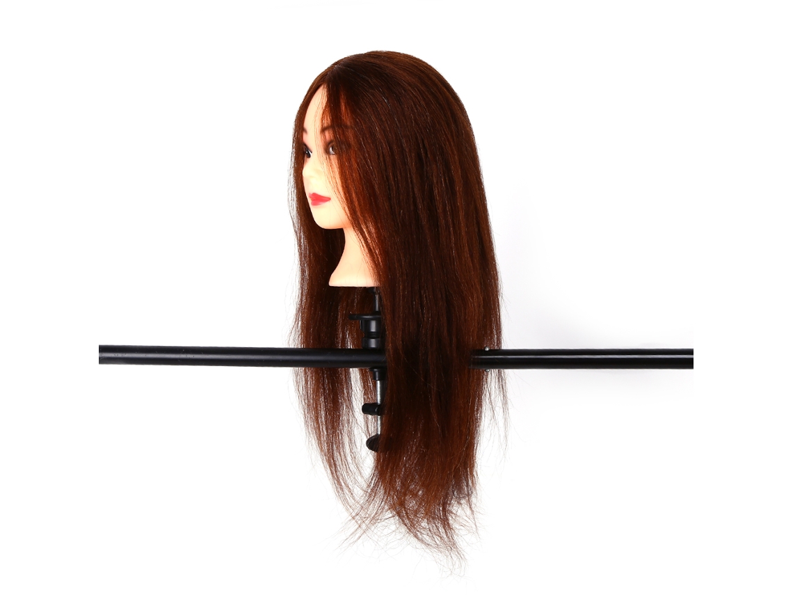Cabeça De Manequim (cabelo Longo De 22 Polegadas, Com Prática Para Tranças, Corte De Cabelo E Penteados, Além De Ferramentas De Suporte) Eoocoo