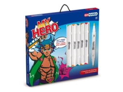 5 Marcadores para Desenho À Base de Álcool My Hero Academia Mangá AQUAFORGE