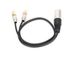 Lurelia Cabo Xlr Macho Rca, Para Microfones, Pc E Computador