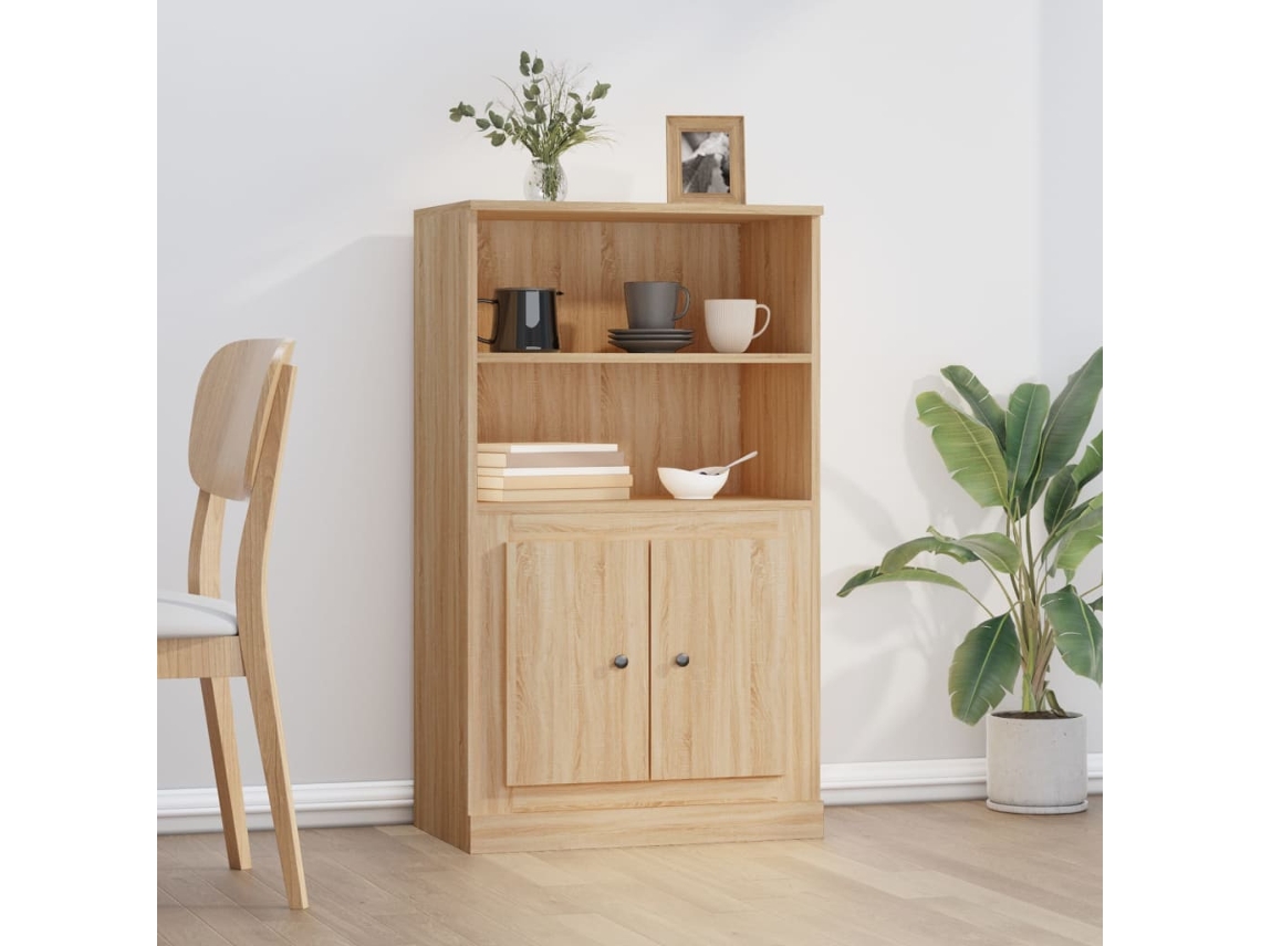 Gabinete alto de derivados de madera Sonoma 60x35,5x103,5 cm
