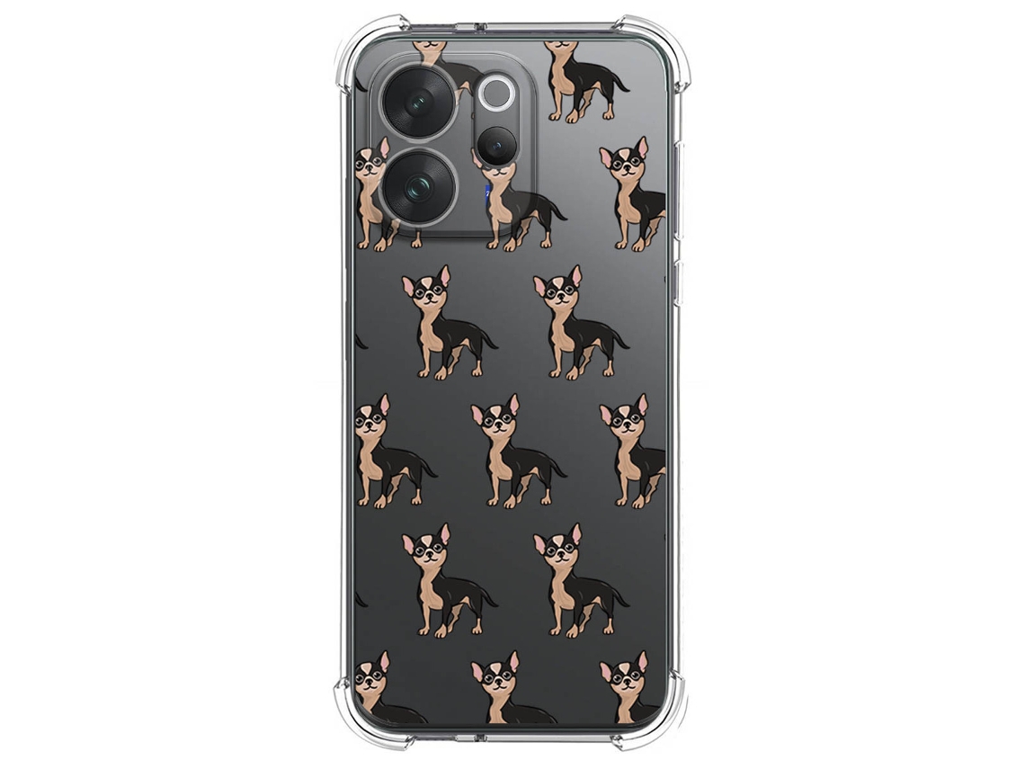 Capa Tumundosmartphone De Silicone À Prova De Choque Para Vivo V70 5g Com Estampa De Cachorro 11 Desenhos