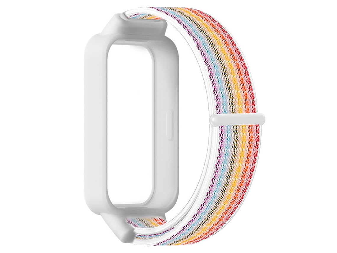 Pulseira Esportiva de Nylon para Redmi Band 3 / Xiaomi Band 9 Active ajustável e respirável Multicolorido HEXINYIGJLY