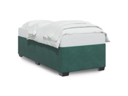 Bed Frame, Bed Frames Vidaxl Verde Veludo (90 X 190 Cm)