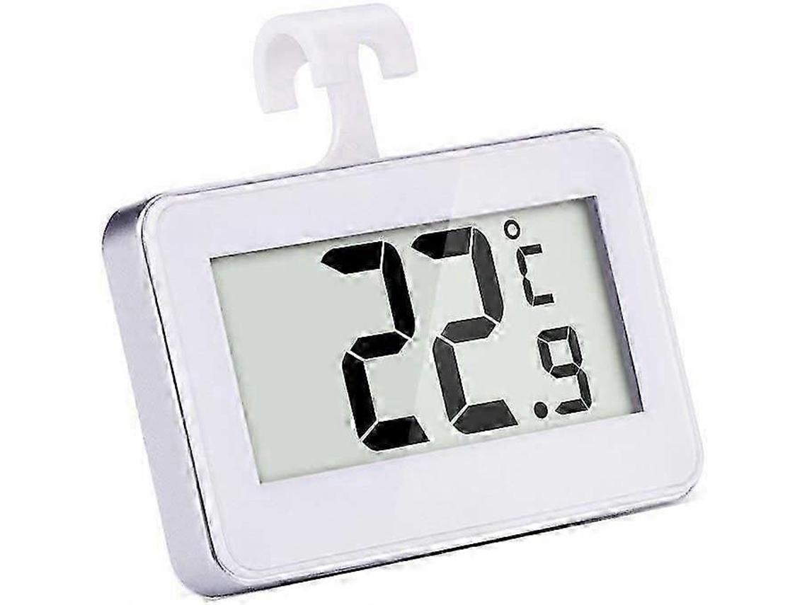 Termômetro Digital Para Geladeira, Termômetro Digital Para Freezer E Monitor De Temperatura Ambiente, Branco