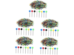 Conjunto De 5 Alfinetes Pressão Série Acessórios Para Casa, Redondos