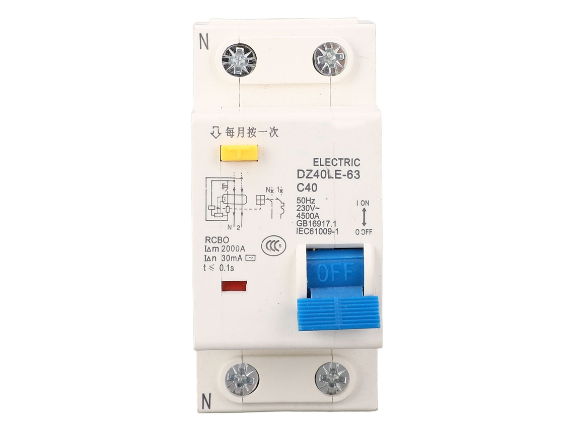 Interruptor de Circuito 2P 40A 300mA Proteção Fuga 230VAC S/MARCA