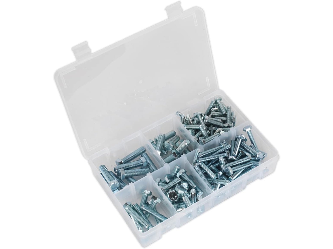 Conjunto De 150 Hastes Roscadas Ab048ss, Métricas, M5-m10, De Alta Resistência, Din 933