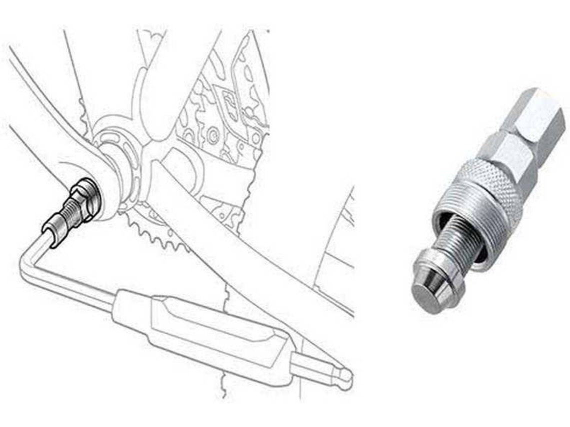 Ferramentas TOPEAK Universal Crank Puller Tool (Tamanho Único)