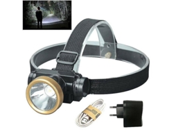 Farol Led Q5 Recarregável Potente, Lanterna De Cabeça Para Acampamento Olysi Shop