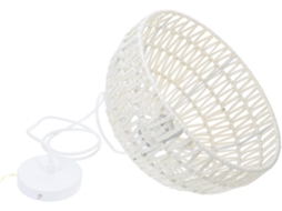 Luminária de Teto Rústica em Rattan para Sala de Estar. SFUSHOS