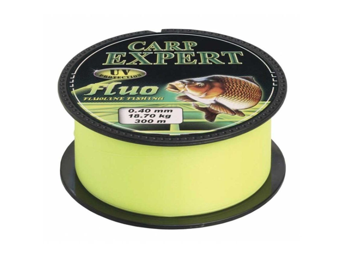 Monofilamento Uv Fluo 300 M Amarelo 0.300 Mmcarp Expert