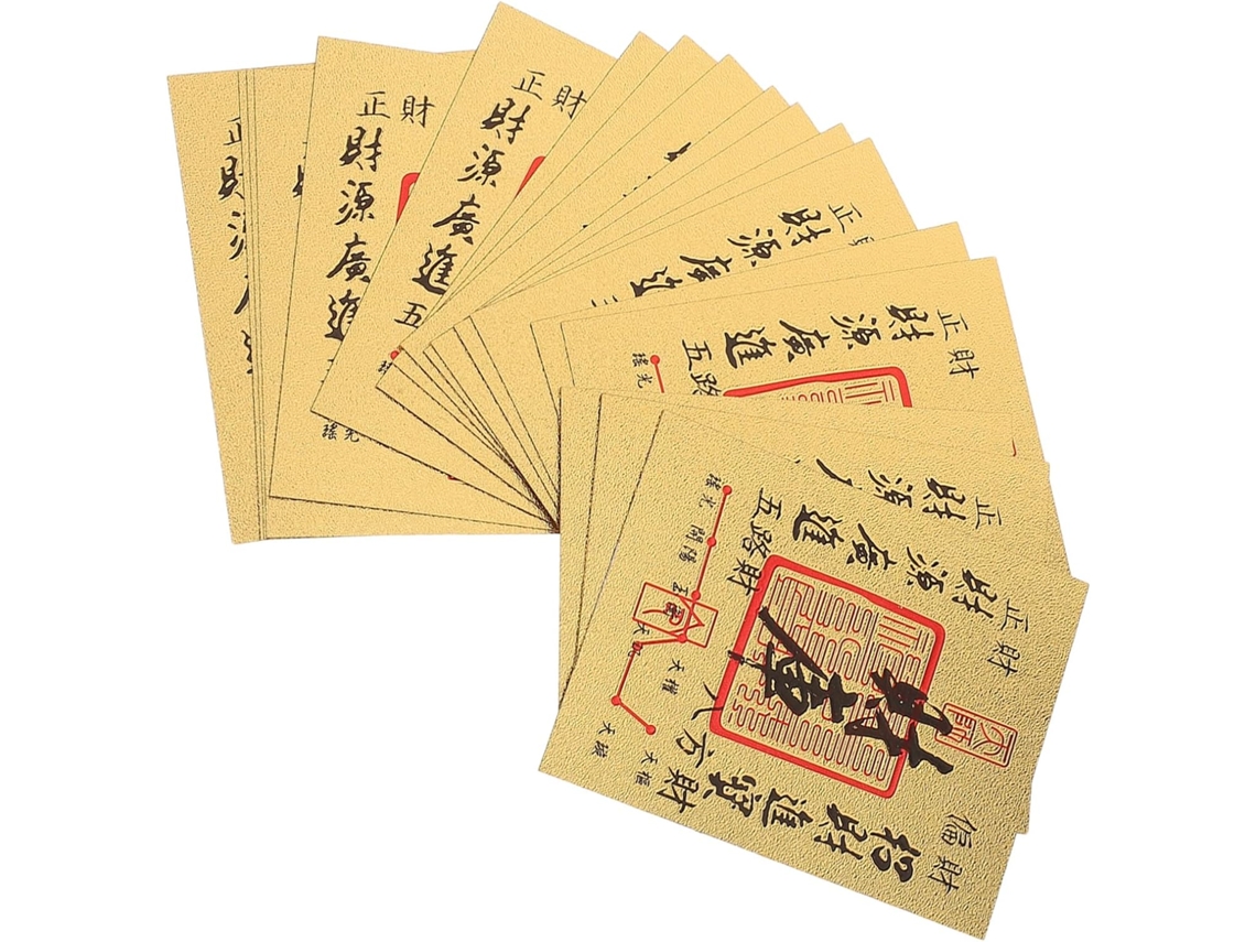 Conjunto De 20 Cartas Chinesas Tai Sui, Feng Shui, Para Proteção E Prosperidade, Decoração Tradicional Para Casa E Gokoco