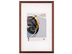 Select Wooden Frame 15X20 Cm Brown Artifical Glass