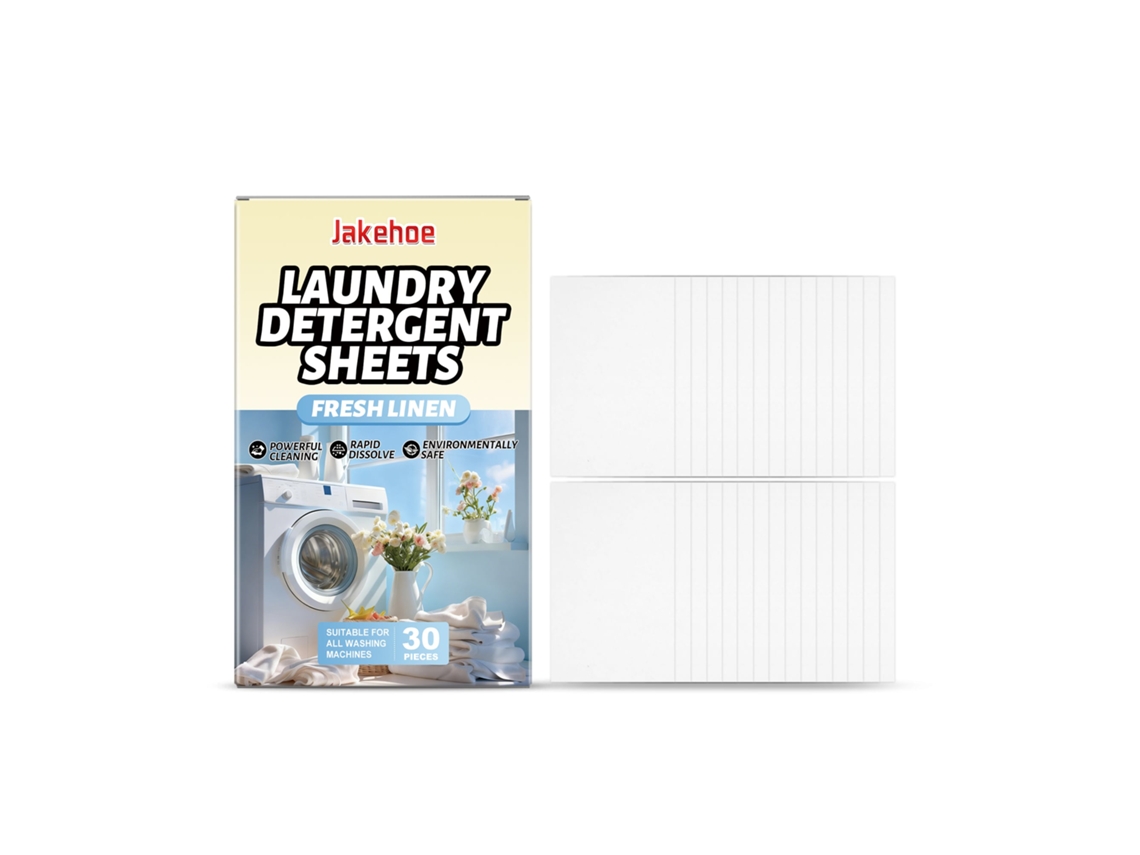 Folhas de Detergente LAXISCREED, Práticas e Econômicas para Roupa