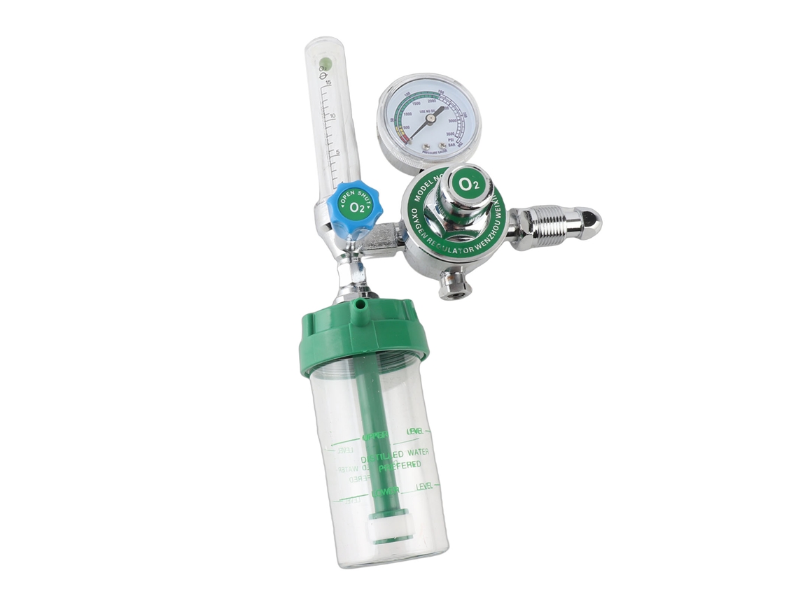 Regulador de Pressão Inalador de Oxigênio Wx YQ 02 com Medidor de Oxigênio | S/MARCA
