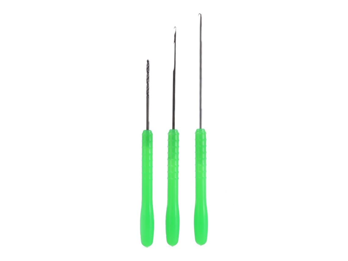 Conjunto Ferramenta Agulha Pesca Aço Carbono 3 em 1