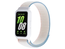 Bracelete para Samsung Galaxy Fit 3 com Fecho de Nylon Branco XIAOMOYU
