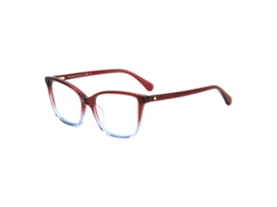 Armação de óculos Kate Spade Tianna-c9af316 feminina (vermelha - acetato - Ø 53 mm)