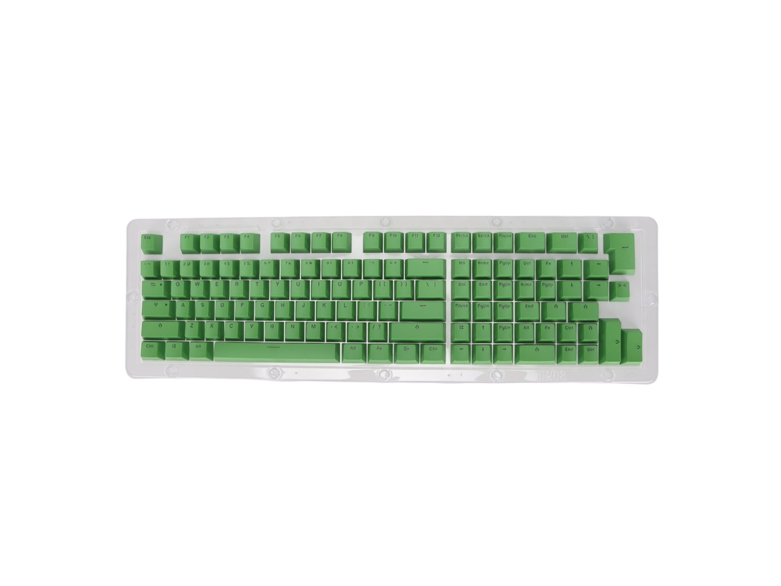 Aetheria teclas de Teclado Mecânico Pbt 114 Teclas Altura Oem Translúcidas Mini Cheese Green