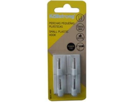 Percha adhesivo para portavisillos inox blister 4