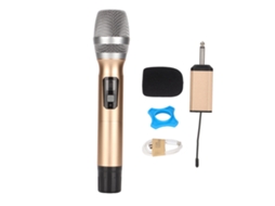 Microfone Sem Fio EOOCOO (uhf Fm Metal Universal Sem Fio)