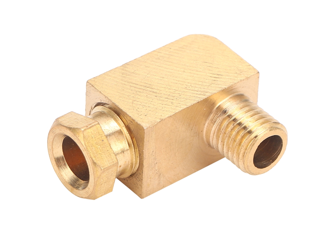 Laxiscreed Manguito De 90° Para Tubo Com Conexão De Compressão Para Sistemas De Lubrificação De Óleo