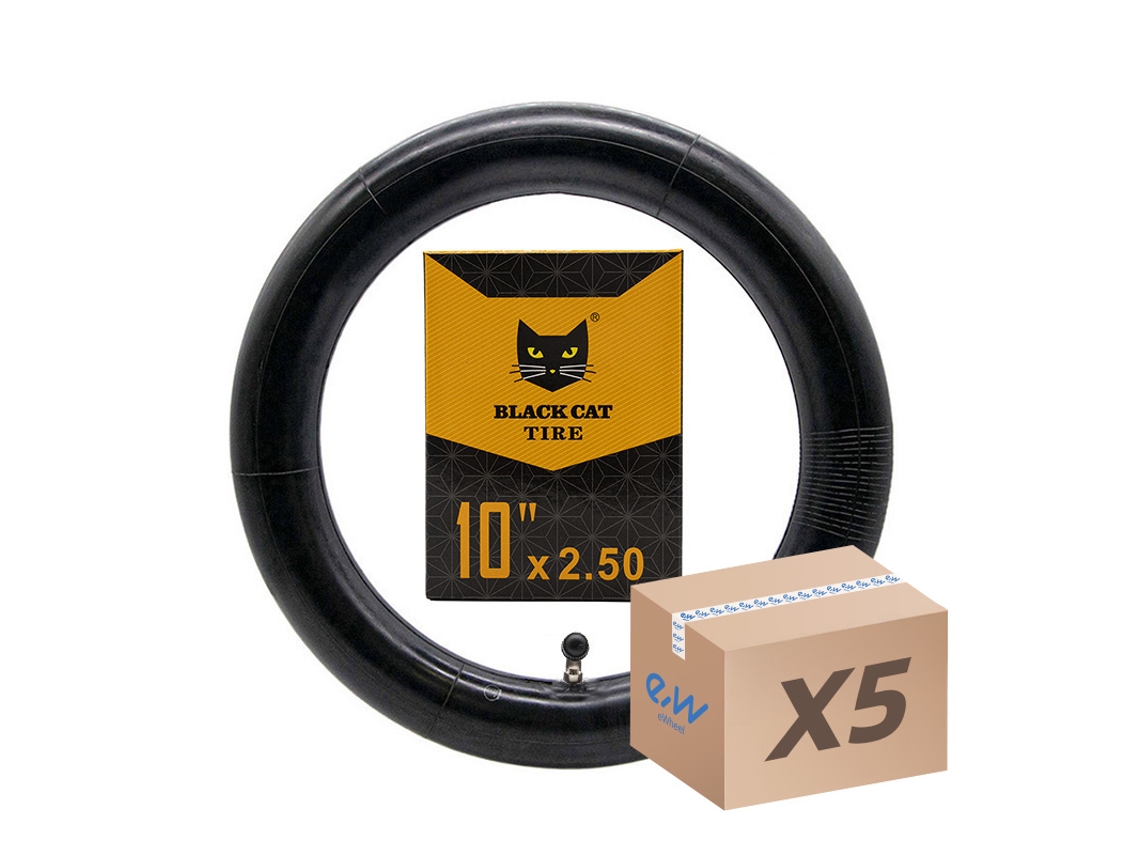Câmara De Ar Black Cat 10x2,5 - Válvula Curva 90x90 -5 Unidades