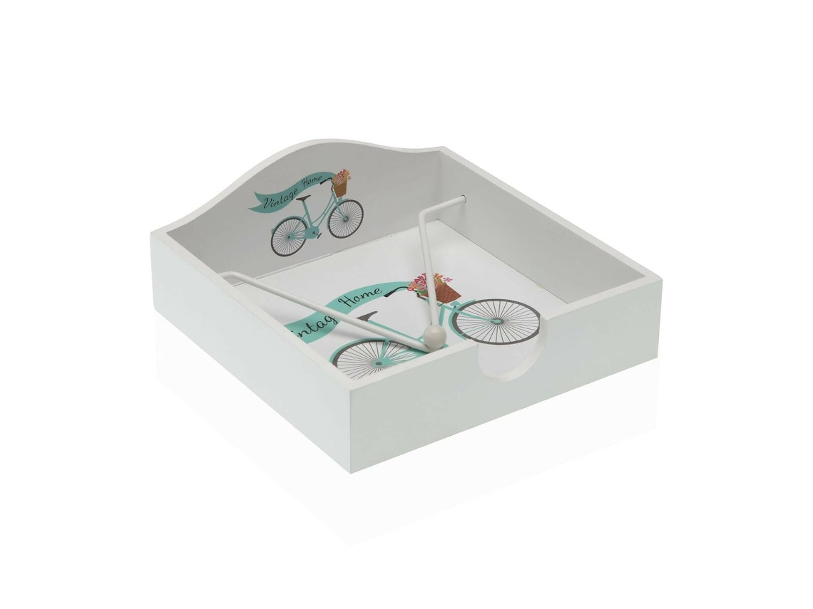 Porta-Guardanapos VERSA Bicicleta Madeira 18 X 7 X 18 Cm
