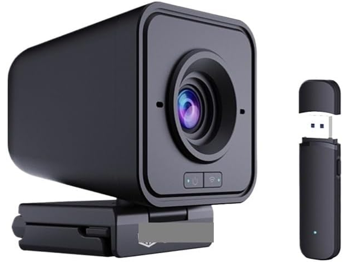 Webcam Sem Fio 1080p com Microfone, 2,4 Ghz, para Chamadas de Vídeo em Streaming. SFUSHOS