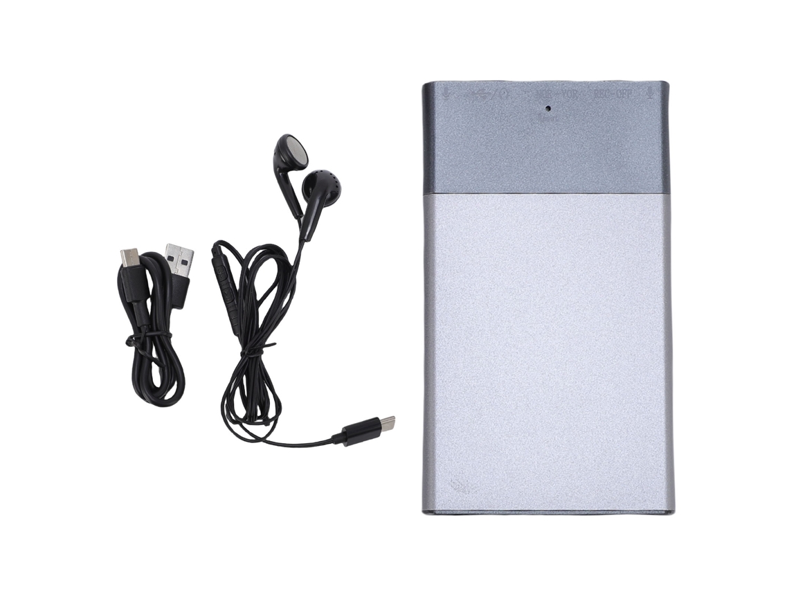 Gravador de Voz Digital Mini com Redução de Ruído Tripla Ai EOOCOO