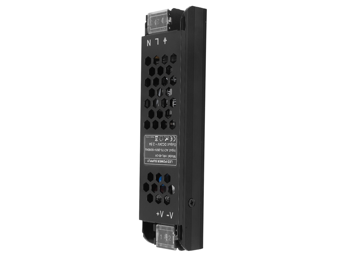 Driver Led Transformador De Alumínio 60w Ac170-260v Dc24v Fonte De Alimentação De Tensão Constante