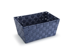 Cabaz VERSA Azul Têxtil 20x15x30 cm