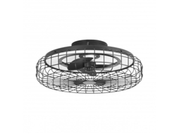 Forlight Merak - Ventilador 675x675x252mm, Aço, Cor Preto