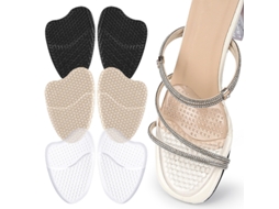 Almofada De Metatarso Em Gel (3 Pares) Para Saltos Altos