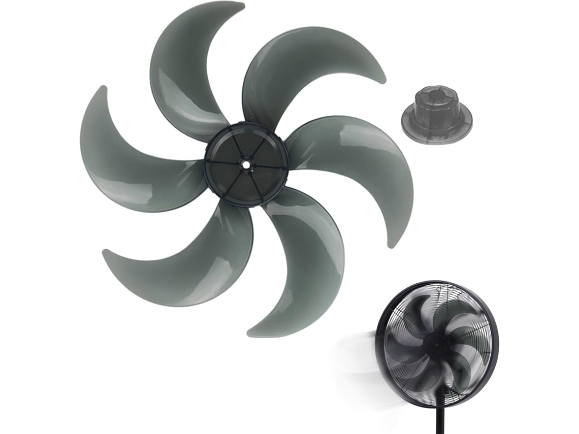 Hélice De Plástico Substituição Com 6 Fios Para Ventiladores Mesa E