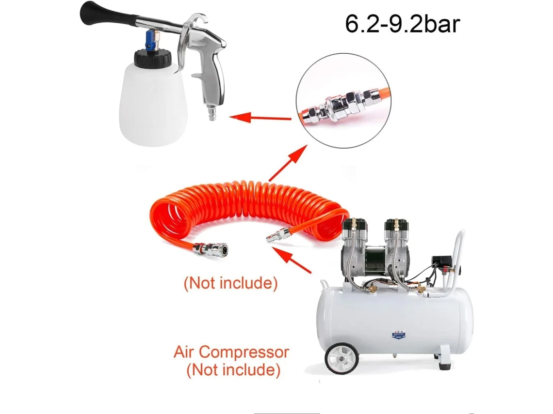 Compressor De Ar De Alumínio Ultrassilencioso E À Prova De Ferrugem, Desempenho De Nível Profissional, Motor De Indução, Compatibilidade Com Kit De Fe