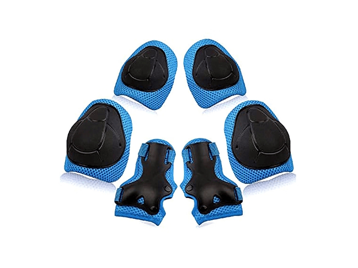 Conjunto de proteção infantil AQUAFORGE, cotoveleiras, Joelheiras e protetores de pulso