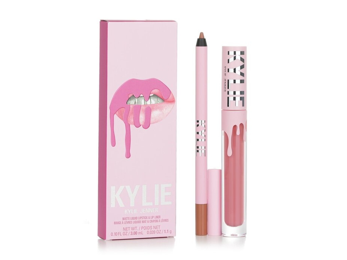 Matte Lip Kit Matte Liquid Lipstick 3ml Lip Liner 1.1g 808 Kylie Matte 2pcs Kylie Cosmetics