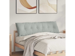 Vidaxl Travesseiro Para Costas Cinzento-claro 160 X 50 Cm