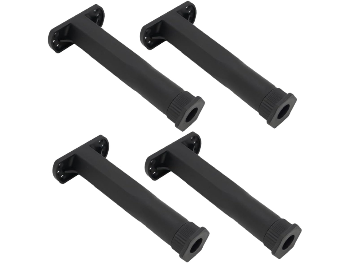 Doitool Conjunto De 4 Pés Suporte Ajustáveis Para Estrutura Cama, Com Formato Ergonômico Para Maior Estabilidade E