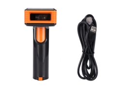 Lector De Códigos De Barras Portátil Cableado 2d Negro Escáner Qr Compatible Con Linux Android Windows Os X