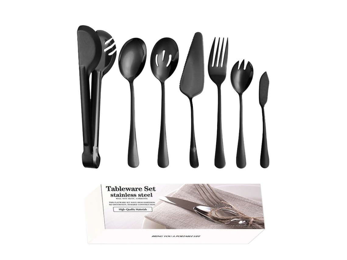 Lurelia Pinça Culinária Aço Inox 2 Cm Preto
