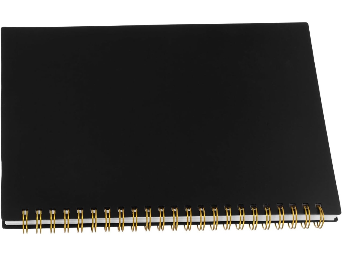 Villcase Cahier De Comptabilité Com Couverture Pp Noire Papel Ligné Horizontal Design Elegante