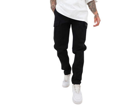 Calças de Homme SIXTH JUNE Cargo Bordadas Ajustadas (S)