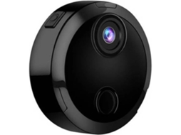 Mini câmera espiã 1080p HD WiFi para iPhone/Android vigilância residencial preta Bestvite