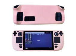 Capa Protetora De Silicone Antiderrapante Com Cobertura Total Para Steam Deck Rosa Panoona