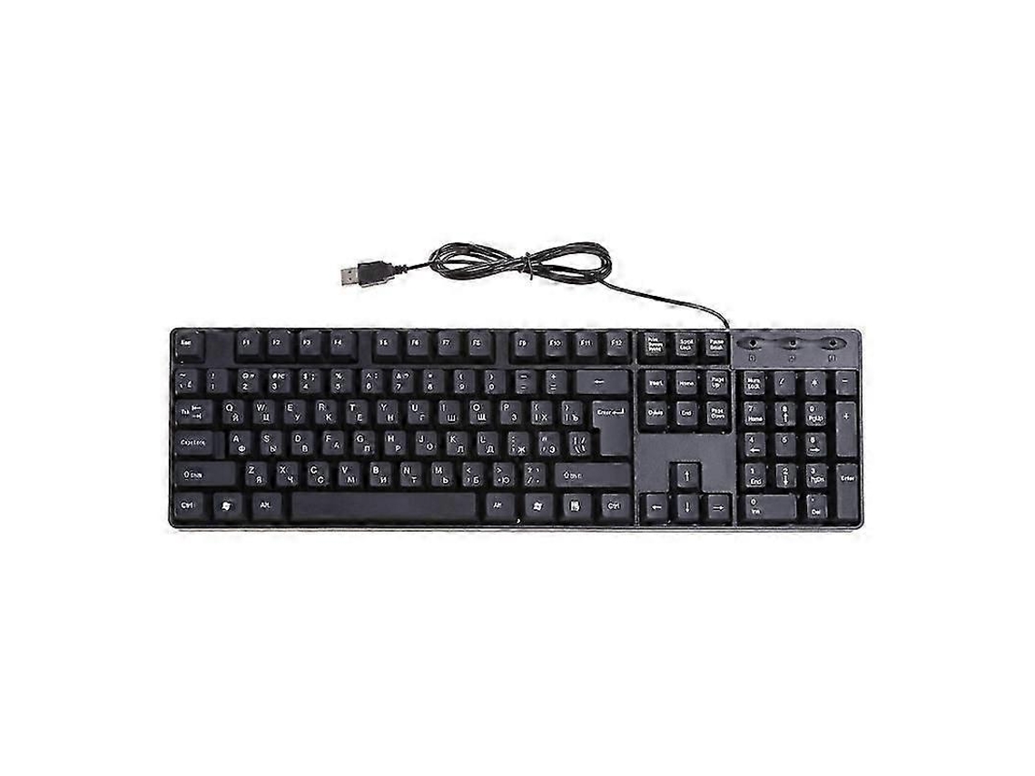 Teclado Ergonômico Usb Com Fio Para Pc, Teclado Russo/teclado Inglês Ly Ebike