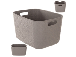 Caja Contenedor Cesta Organizador Curver Softex Caja Organización 19l Kadax
